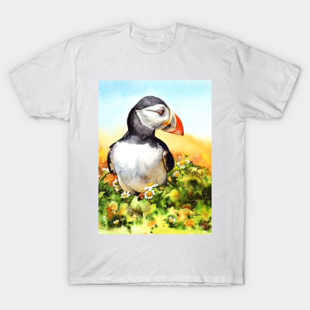 Puffin Patrol T-Shirt by Mightyfineart